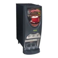 BUNN® Bunn 38600.0050 IMIX-3S+ BLK Powdered Cappuccino Dispenser With 3 Hoppers