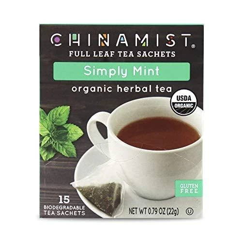China Mist - Simply Mint Herbal Full Leaf Tea Sachet, 2 Boxes 15 Count Each - Image 4