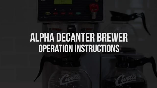 Curtis ALP1GT12A000 Alpha® G3 Decanter 1 Station With 1 Lower Warmer - 120V - Image 3