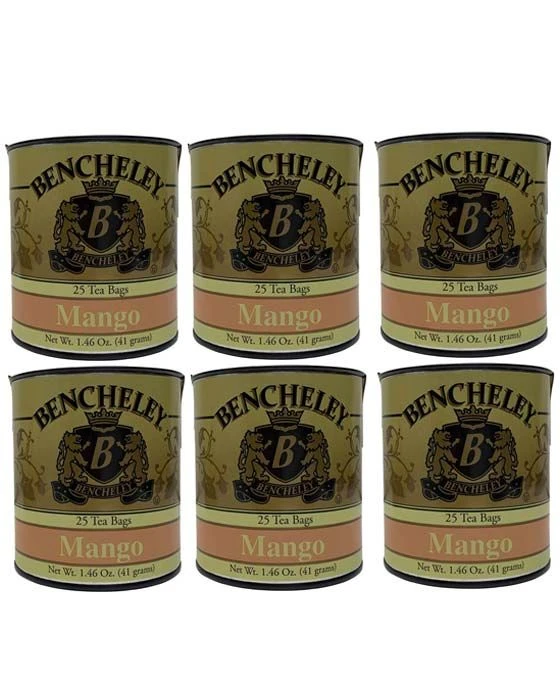 Bencheley Tea Bags, 6/25 Ct Mango Tea