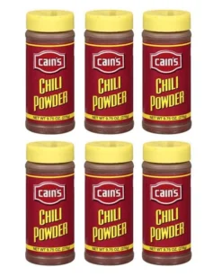 Cain's Chili Powder, 6 Bottle (9.75 Oz Each)