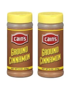 Cain's Ground Cinnamon (2 Bottle/8 Oz Each)