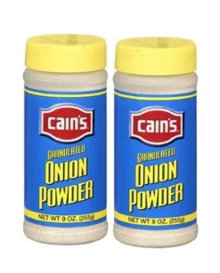Cain's Onion Powder, 2 Bottles, 9 Oz Each