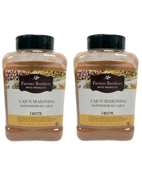 Farmer Brothers Cajun Seasoning (2 Bottles/1.25 Lb Ea.)