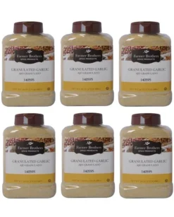 Farmer Brothers Granulated Garlic (6 Bottles/1.5 Lb Ea.)