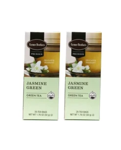 Farmer Brothers Premium Jasmine Green Hot Tea, 2/25 Ct Tea Boxes