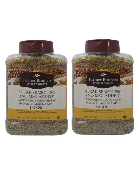 Farmer Brothers Steak Seasoning (2 Bottles/28 Oz Ea.)