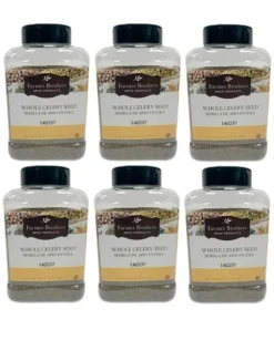 Farmer Brothers Whole Celery Seed (6 Bottles/1 Lb Ea.)
