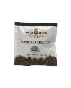 Miscela D'Oro Espresso Cremoso (Single) - 3 X 150 Pods 450 Total (Regular)