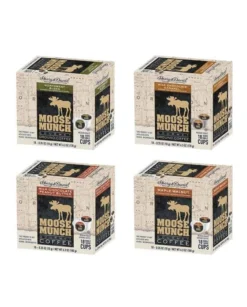 Moose Munch Northwest Blend, Chocolate Caramel, Chocolate Peanut Butter, Maple Walnut 4/18 Ct Boxes