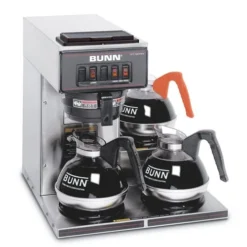 BUNNĀ® BUNN 13300.0003: Pourover Coffee Brewer W/ 3 Lower Warmers SST