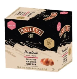 Baileys Bailey's, Hazelnut Irish Cream Flavored Coffee, 18 Single Serve Cups