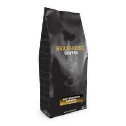 Brickhouse Ground Coffee, Butterscotch Caramel, 12oz Bag