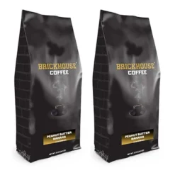Brickhouse Ground Coffee, Peanut Butter Banana, 2/12 Oz Bags