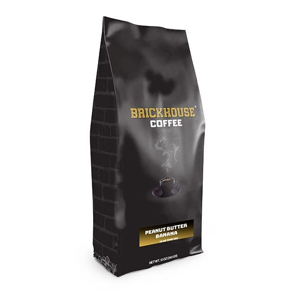 Brickhouse Ground Coffee, Peanut Butter Banana, 2/12 Oz Bags - Image 2