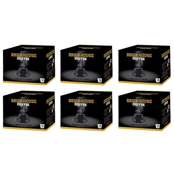 Brickhouse Single Serve Coffee, Chocolate Cherry, 72 Count