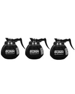 BUNN® BUNN 64oz Blk Hndl Glass Decanter (3pk)