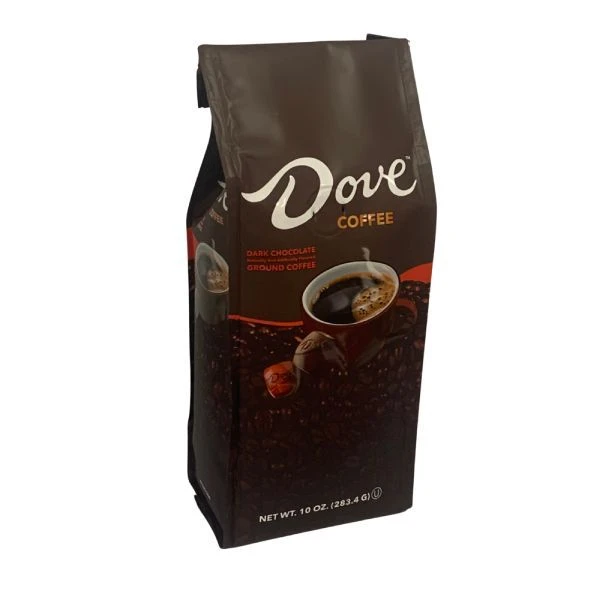 Dove Dark Chocolate, Naturally And Artificially Flavored Ground Coffee, 2/10 Oz Bags - Image 4