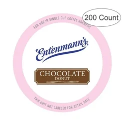 Entenmann's Single Serve Coffee, Chocolate Donut (200 Cups)
