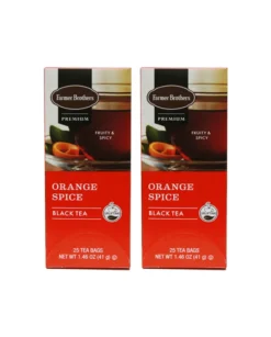 Farmer Brothers Premium: Orange Spice Hot Tea, 2/25 Ct Tea Boxes