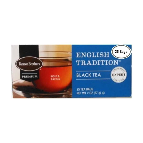 Farmer Brothers Premium: English Tradition, 2/25 Ct Tea Boxes - Image 3