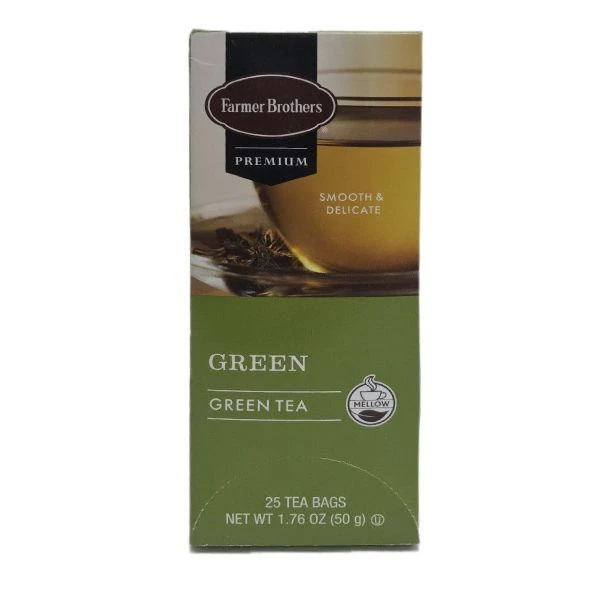 Farmer Brothers Premium: Green Tea, 6/25 Ct Tea Boxes - Image 3