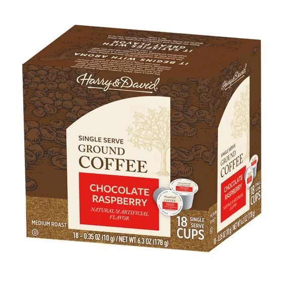 Harry & David Chocolate Raspberry Single Serve Cups, 4/18 Count - Image 2