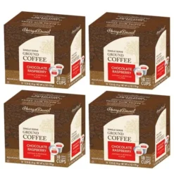 Harry & David Chocolate Raspberry Single Serve Cups, 4/18 Count