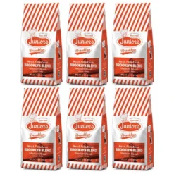 Junior's Most Fabulous Brooklyn Blend, Medium Roast Ground Coffee, 6/12 Oz Bags