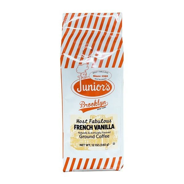 Junior's Most Fabulous French Vanilla, Medium Roast Ground Coffee, 4/12 Oz Bags - Image 2