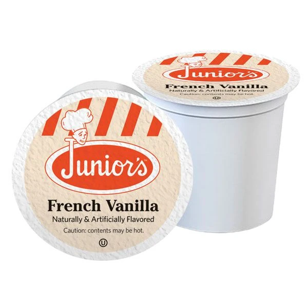 Juniors Most Fabulous French Vanilla, Medium Roast Single Single Serve 2/18 Count - Image 2