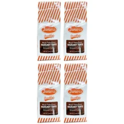 Junior's Most Fabulous Hazelnut Torte, Medium Roast Ground Coffee, 4/12 Oz Bags