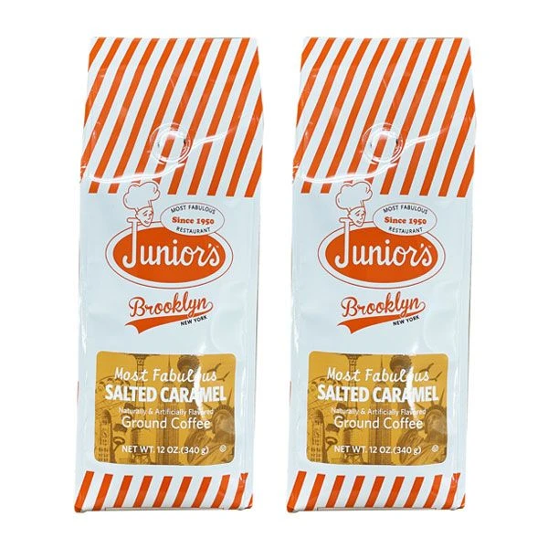 Junior's Most Fabulous Salted Caramel Ground Coffee, 2/12 Oz Bag