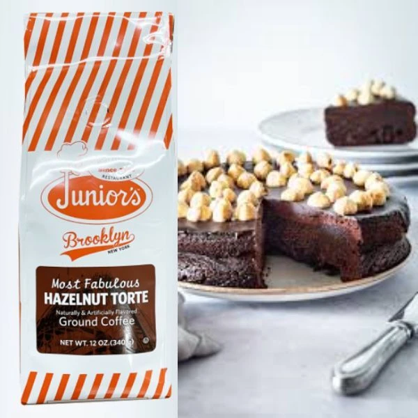 Junior's Most Fabulous Hazelnut Torte Ground Coffee, 12 Oz Bag - Image 2