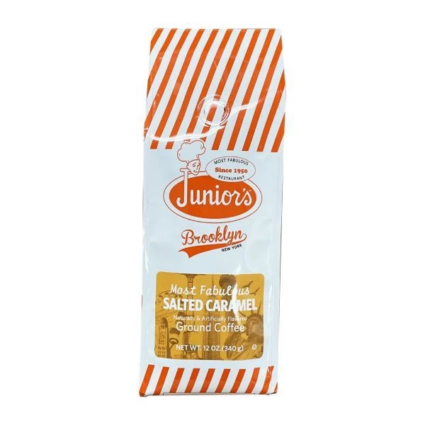Junior's Most Fabulous Salted Caramel Ground Coffee, 2/12 Oz Bag - Image 2