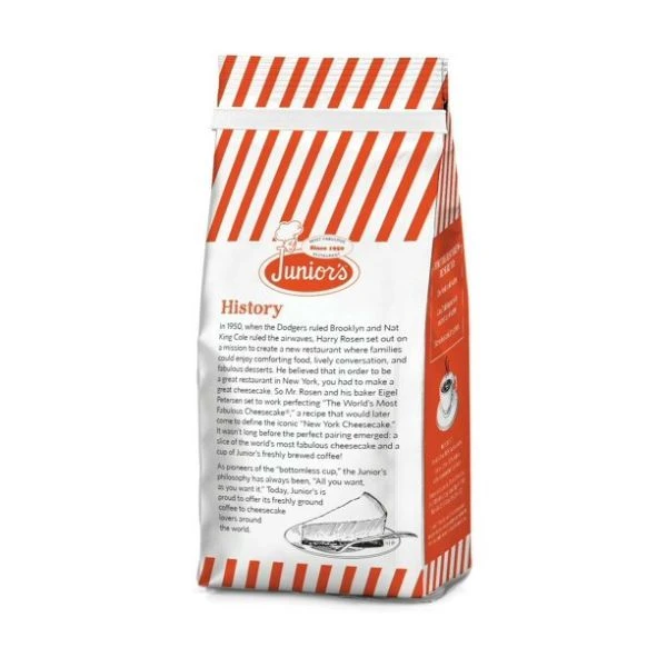 Junior's Most Fabulous Salted Caramel Ground Coffee, 4/12 Oz Bag - Image 4