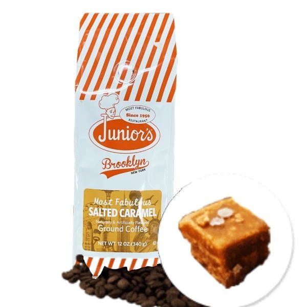 Junior's Most Fabulous Salted Caramel Ground Coffee, 2/12 Oz Bag - Image 4