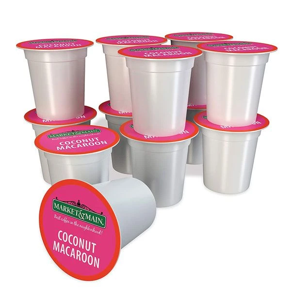 Market & Main Coconut Macaroon Single Serve Coffee Cups, 2 Boxes (24 Cups) - Image 3