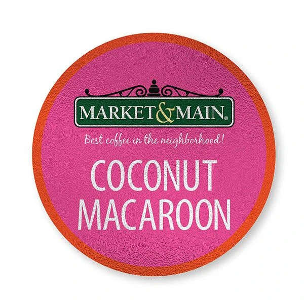 Market & Main Coconut Macaroon Single Serve Coffee Cups, 2 Boxes (24 Cups) - Image 4