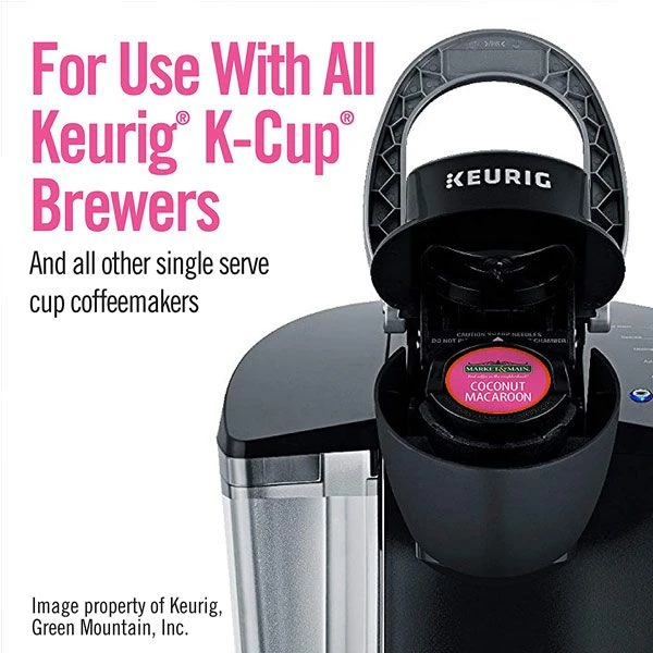 Market & Main Coconut Macaroon Single Serve Coffee Cups, 2 Boxes (24 Cups) - Image 6