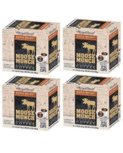 Moose Munch Single Serve Coffee By Harry & David, Maple Walnut, 4/18 Count