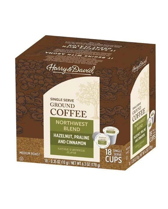 Harry & David Northwest Blend Single Serve Cups Coffee, 2/18 Count - Image 2