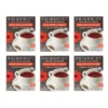 China Mist - Zesty Hibiscus Ginger Organic Black Full Leaf Tea Sachet, 6 Boxes 15 Count Each