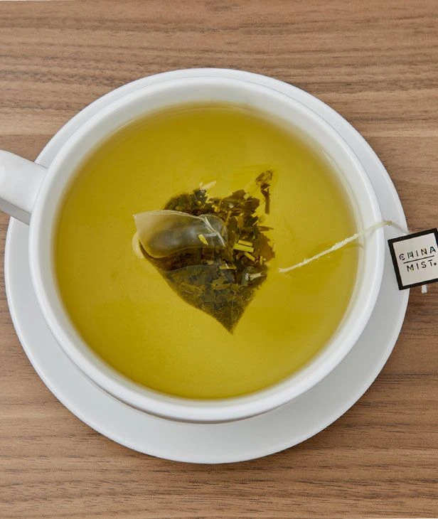 China Mist Sencha With Matcha Organic Green Full Leaf Tea Sachet, 4 Boxes 15 Count Each - Image 4