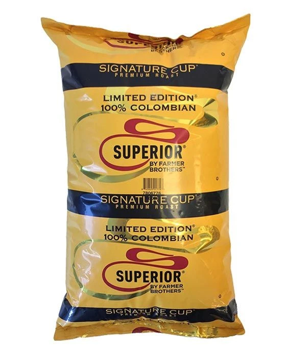 Superior LE 100% Colombian Ground Coffee (160 Bags/2.5 Oz)